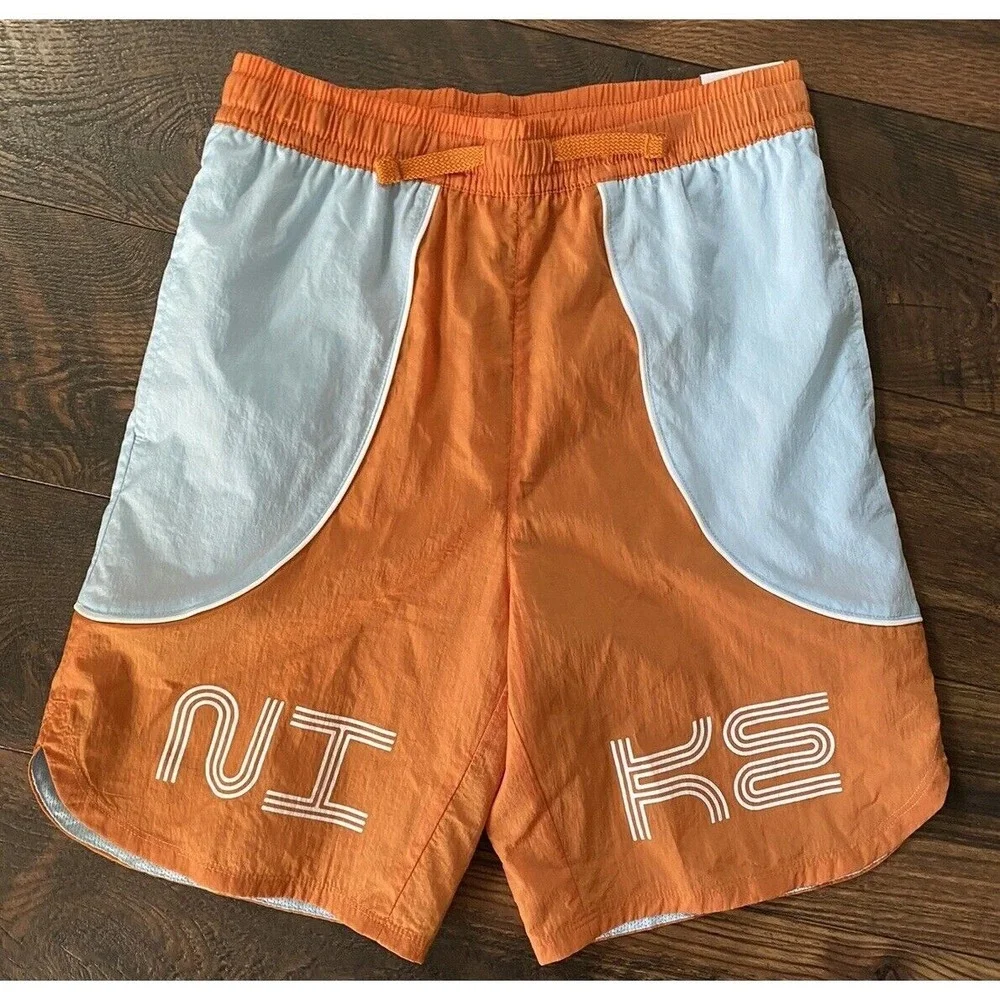New Big Boys' Nike Sportswear Woven Shorts KIDS SZ: Medium, Orange